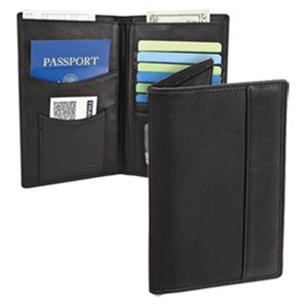 Xsdepot XSDepot 391522 Travelon SafeID Classic Executive Organizer Passport & ID Travel Holder; Black 391522